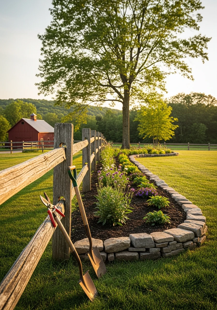 A service professional standing on the grounds of a Beekman property, representing rural expertise and land stewardship.