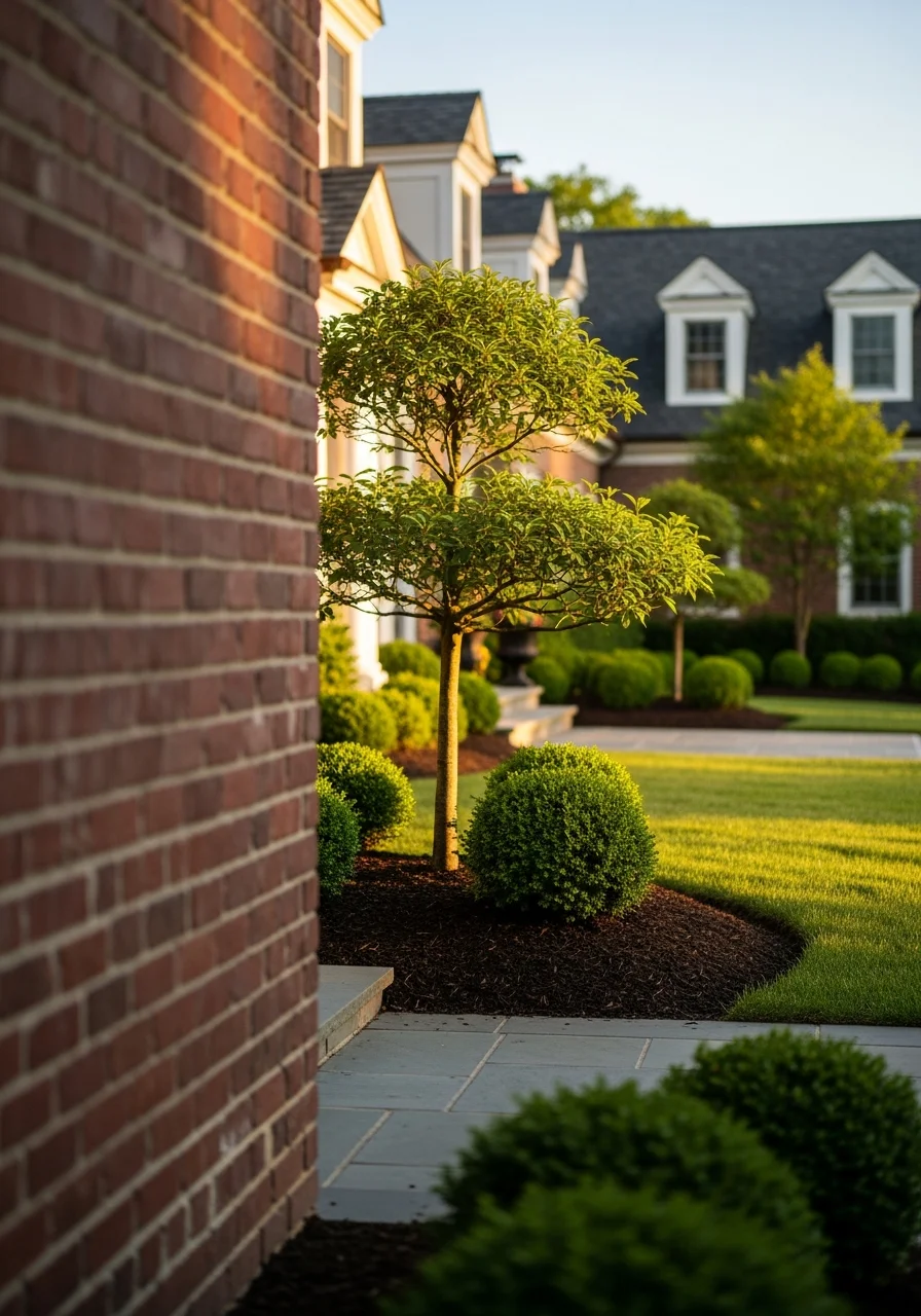 A service professional standing at a Patterson property entrance, representing local expertise and customer commitment.